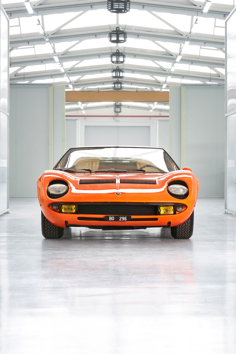 Illustration for article titled Miura in 'The Italian Job' Found After Decades in Obscurity and Restored By Lamborghini